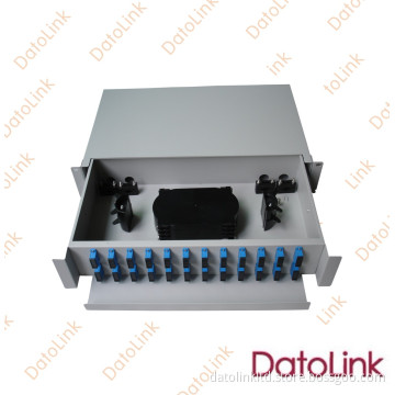 Slidable Rack Mount Type Patch Panel 48 Cores
